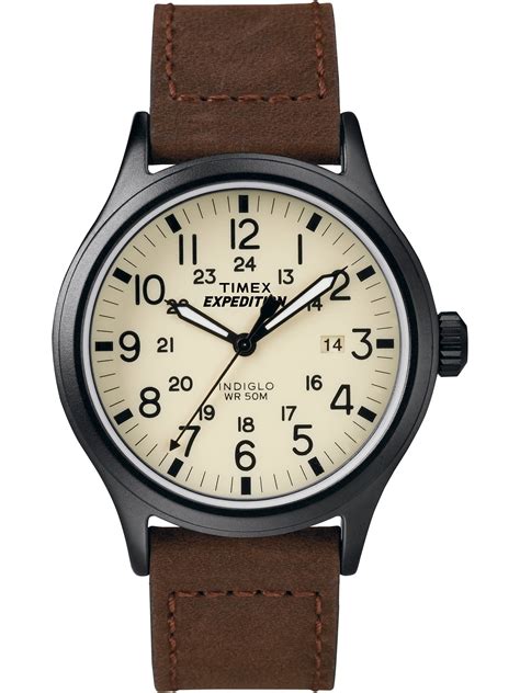 timex expedition leather strap